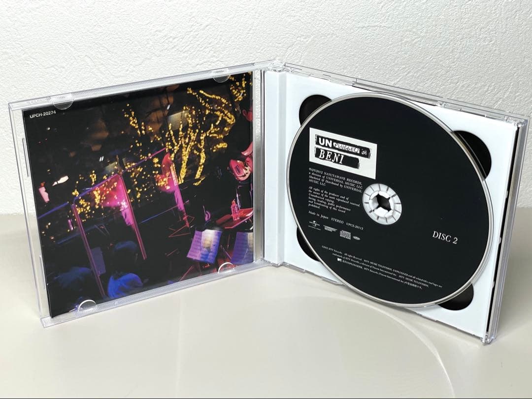 廃盤 BENI MTV Unplugged DVD CD