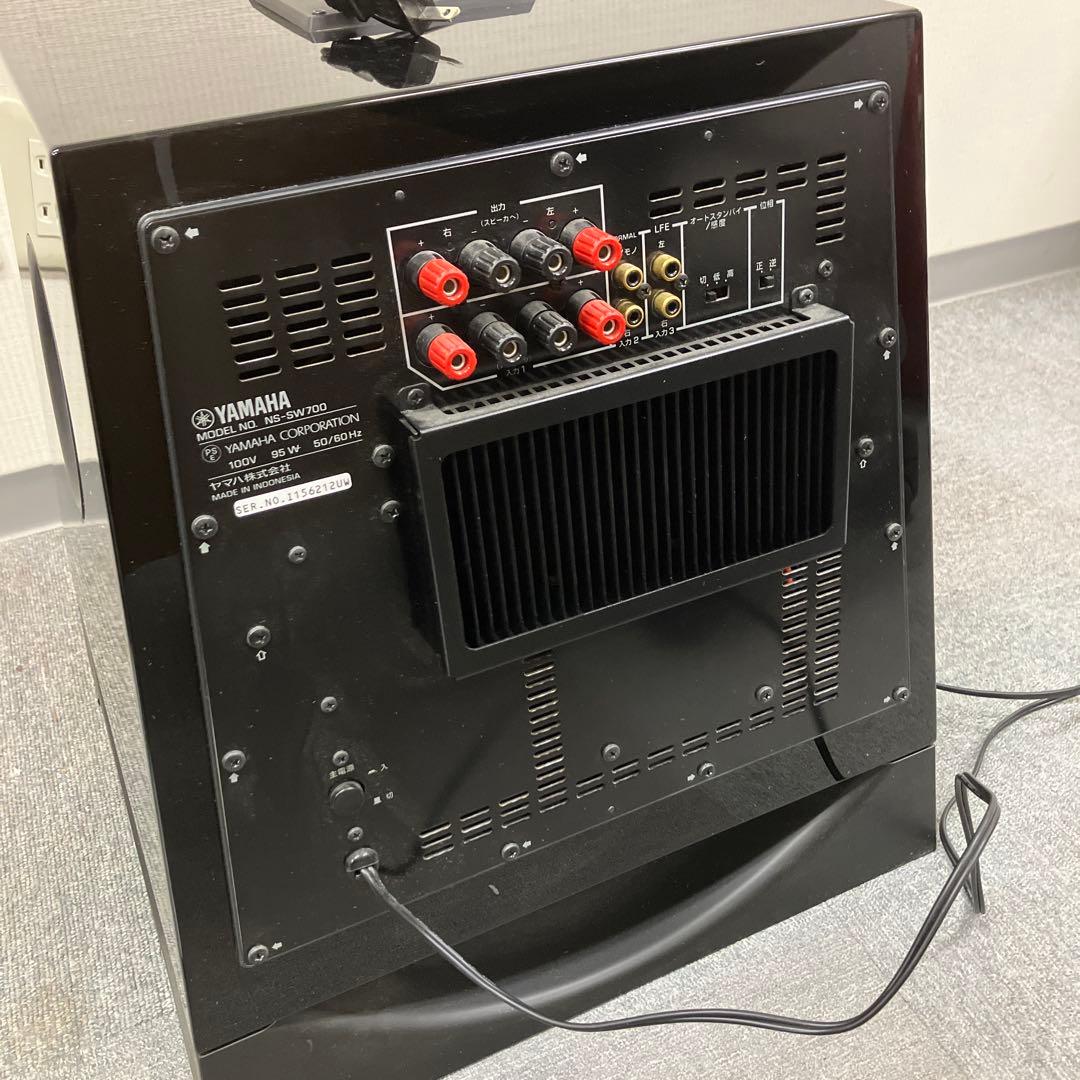 YAMAHA サブウーファーシステム NS-SW700（BP）ピアノブラック