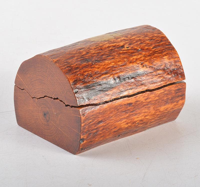 茶道具　加賀蒔絵師　中村孝也作　山葡萄蒔絵　蔦香合　共箱　M　R5426