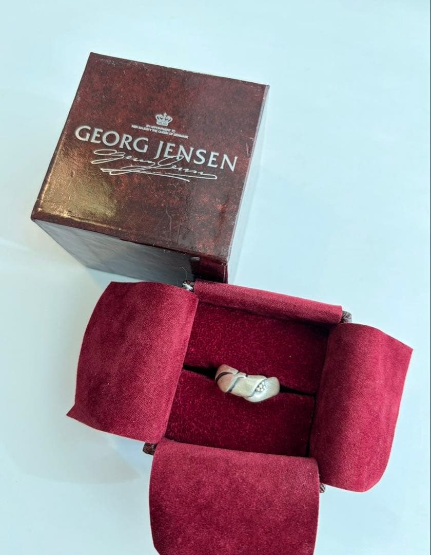   ジョージジェンセン シルバーリング ツイストデザイン