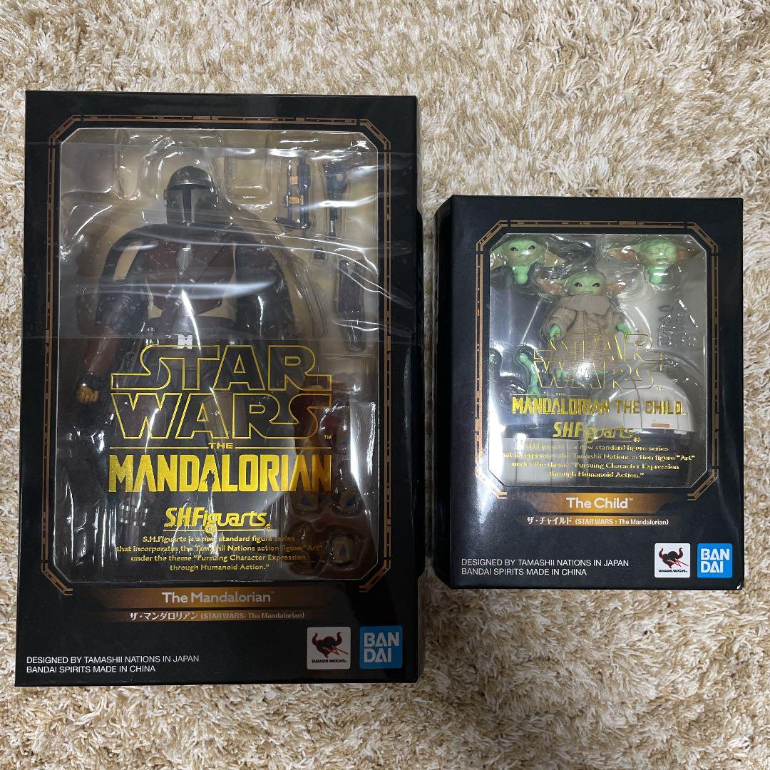 バンダイS H.Figuartsスターウォーズマンダロリアン　チャイルド　セット