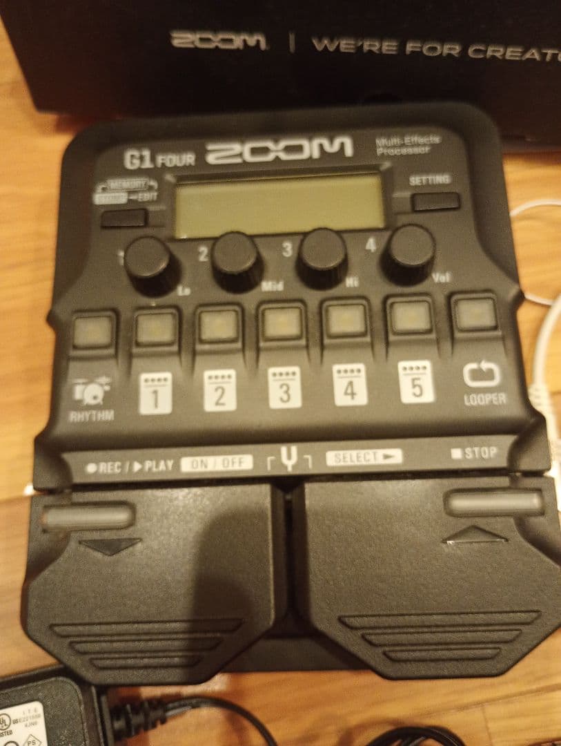 ZOOM G1 FOUR マルチエフェクターAD-16A純正ACアダプタ