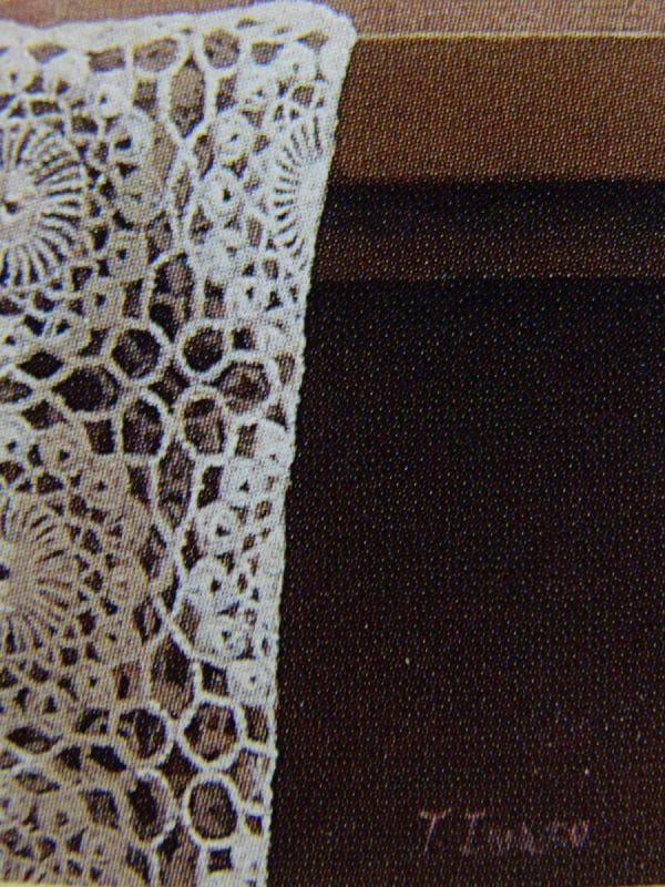 岩戸敏彦、【食卓より】、希少な額装用画集より、新品額装付