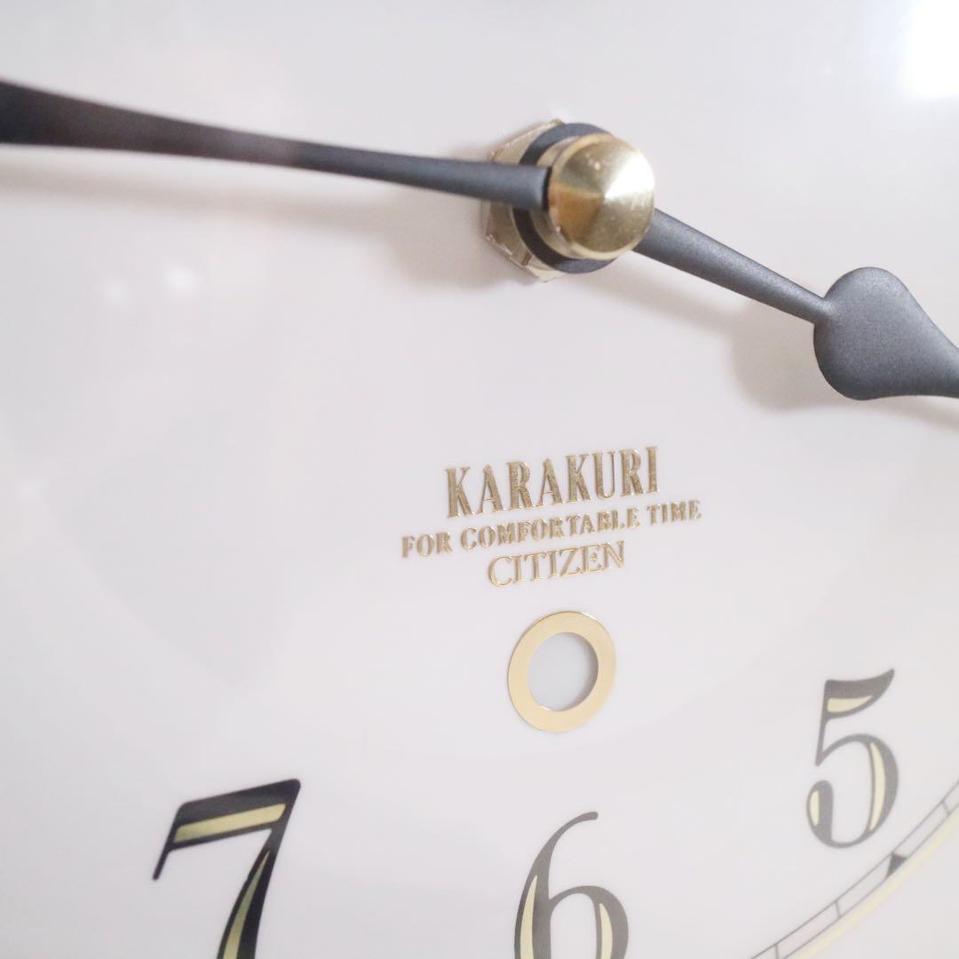 CITIZEN シチズン からくり時計 置時計 時計 KC-3100-1 濃茶