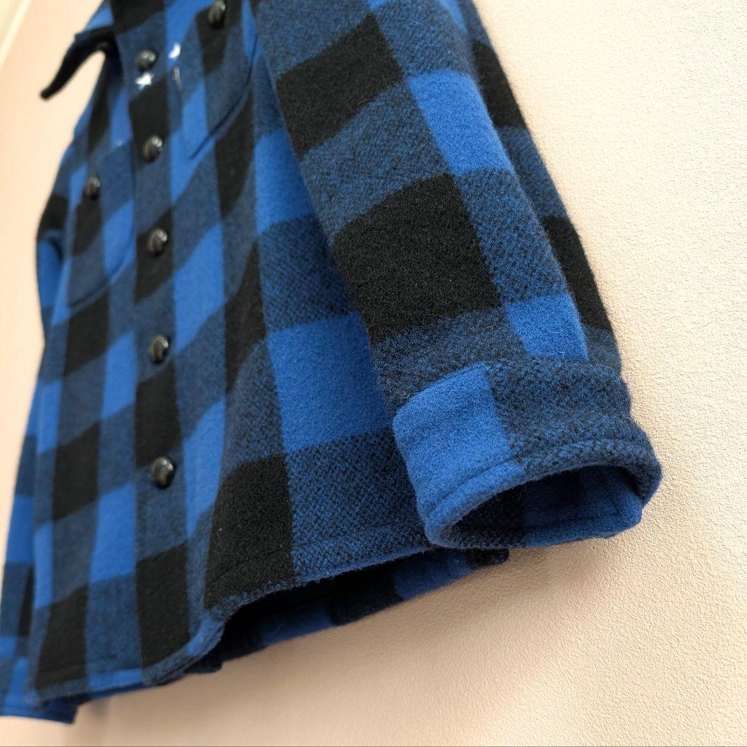 【美品】マーブルズ Marbles 9STARS バッファロージャケット 青黒