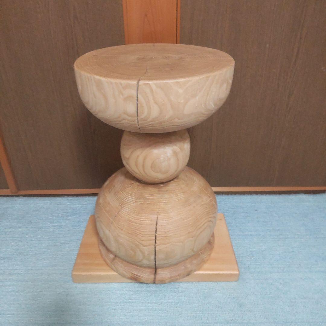 山栗丸太椅子スツール