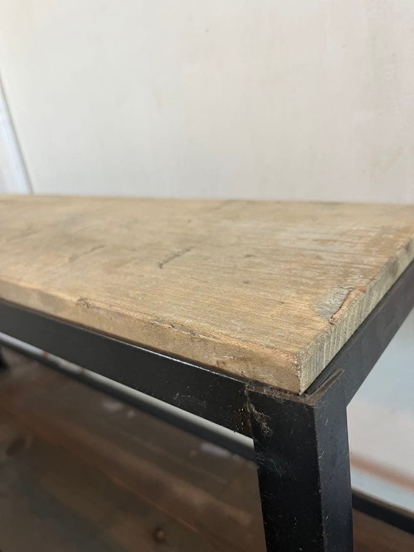 アイアン　ベンチ　足場板