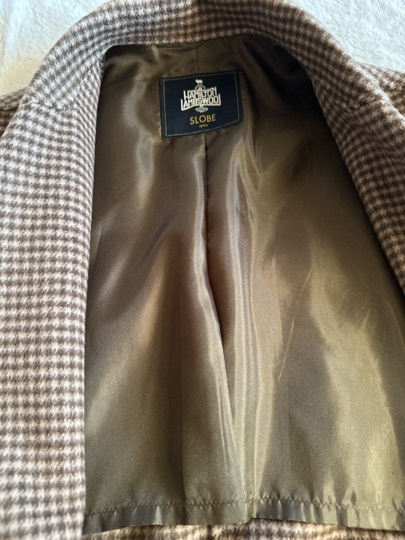 ✨極美品❤️SLOBE IENA HAMILTONダブルフェイスウールロングコート