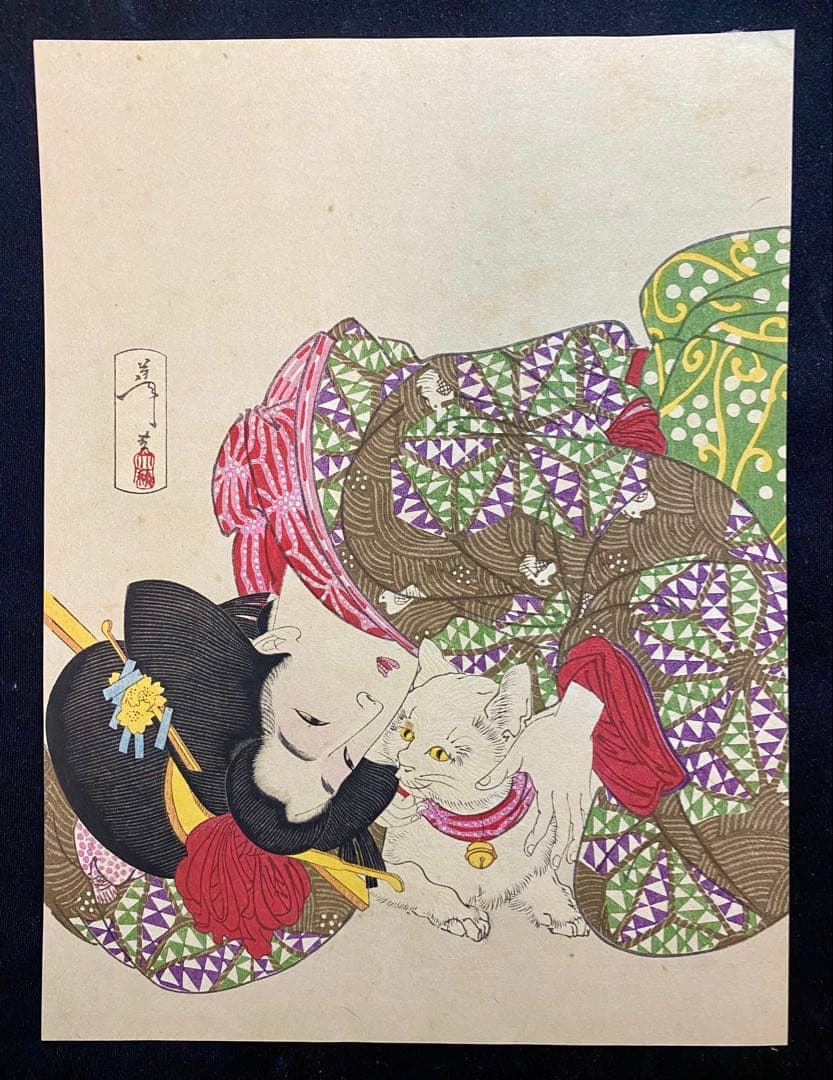 木版画　小版　本物保証　　2枚セット