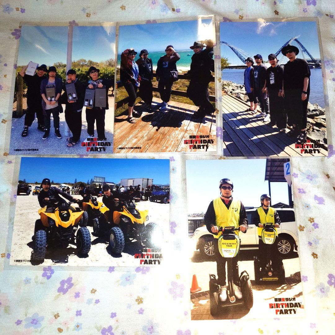 禁断生ラジオ　in PERTH　アクリルスタンド　ブロマイド25枚　缶バッジ