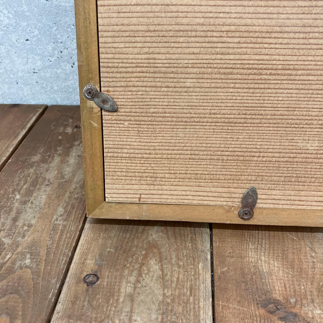 昭和レトロ 鳥 宝石画 貴石画 ストーンアート 絵画 美術 芸術 額縁 額装