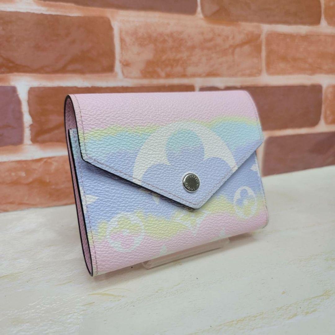 希少 美品☆鑑定済☆LOUIS VUITTONポルトフォイユヴィクトリーヌ 財布