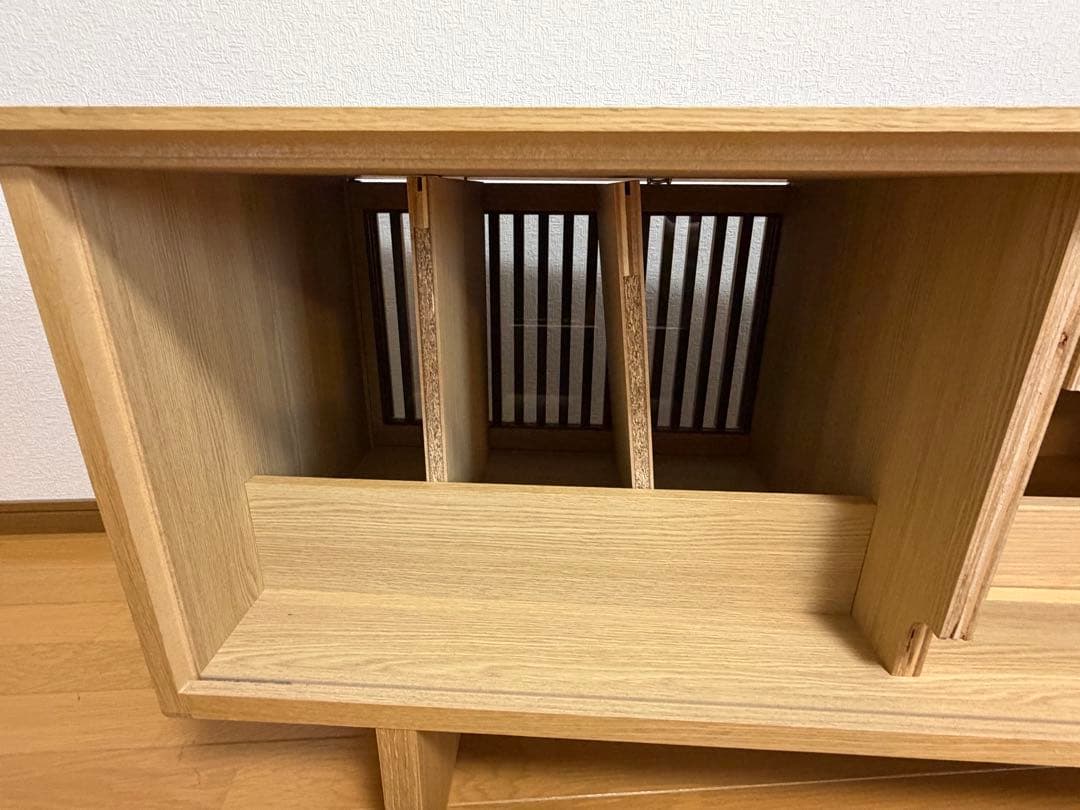 カリモク ピュアオーク材 TVボード 北欧モダンスタイル