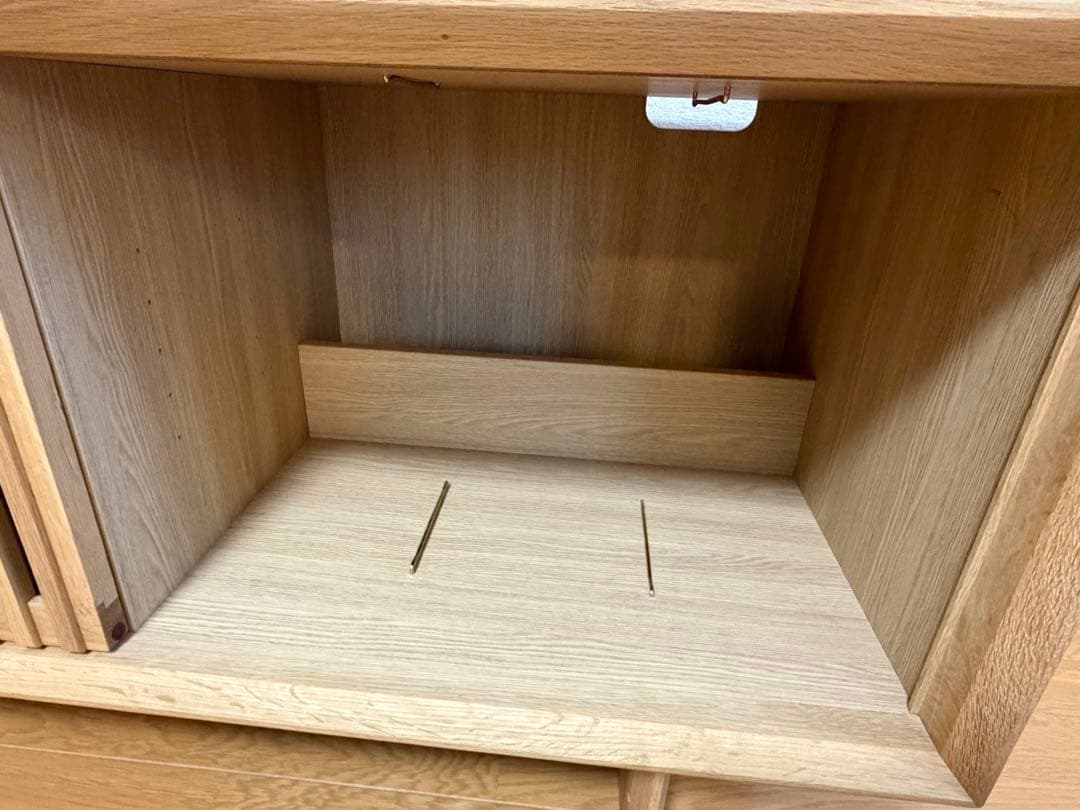 カリモク ピュアオーク材 TVボード 北欧モダンスタイル