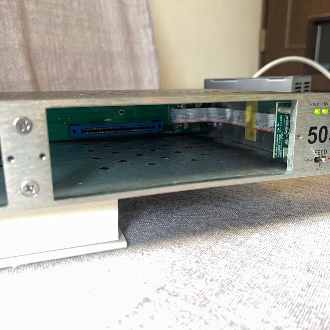 A Designs 503HR 1U 3スロットシャーシ 外部PSU + おまけ