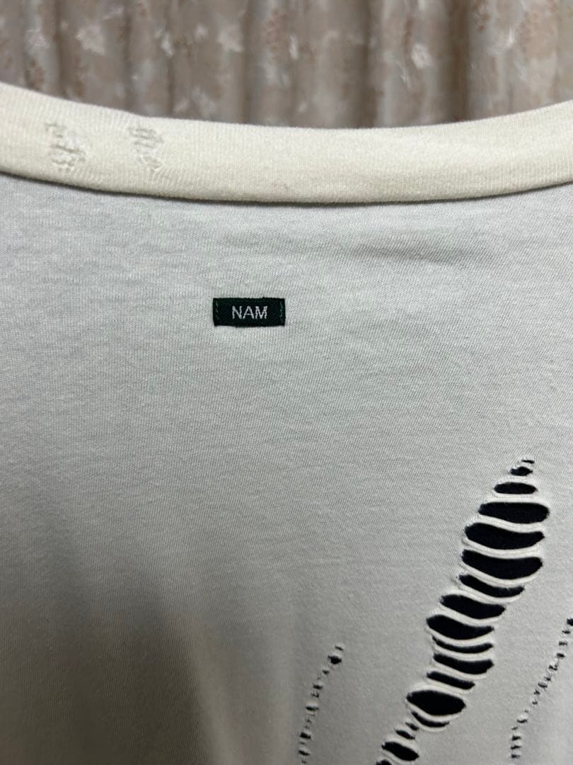 NAM ダメージ加工 Tシャツ