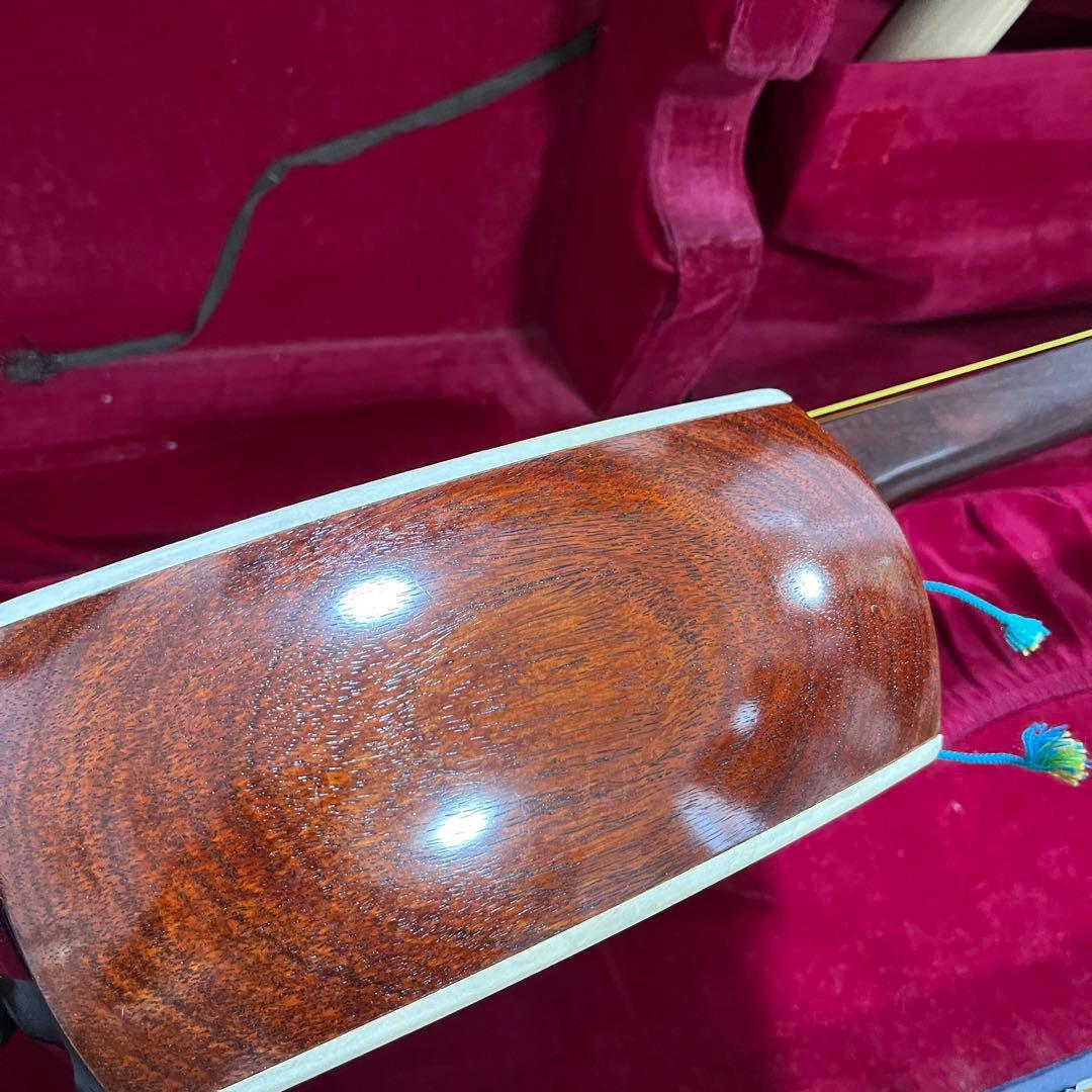 三味線 本体 3弦 白 ケース付き