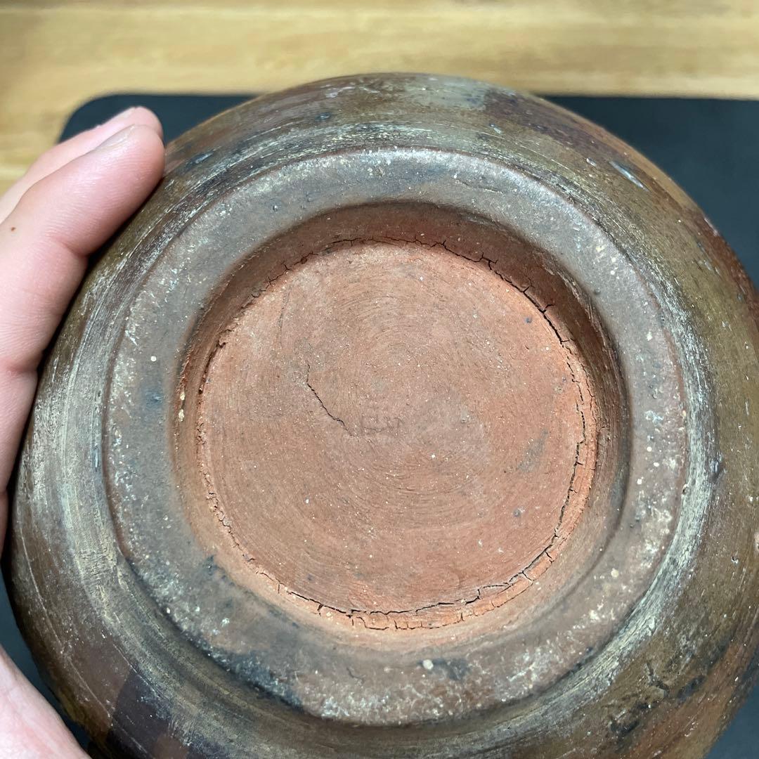 中川伊作　知花南蛮焼き　魚文　花いけ　花生