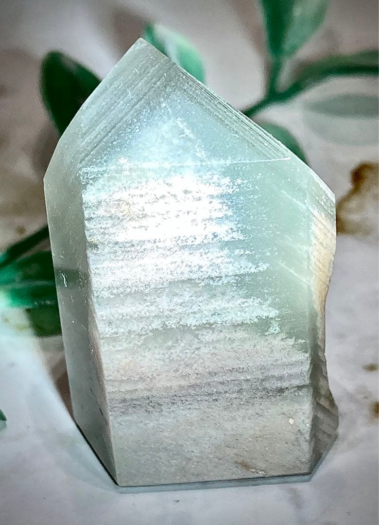 【龍脈水晶✨】ファントム　ガーデンクォーツ　ポイント　原石　クリスタル