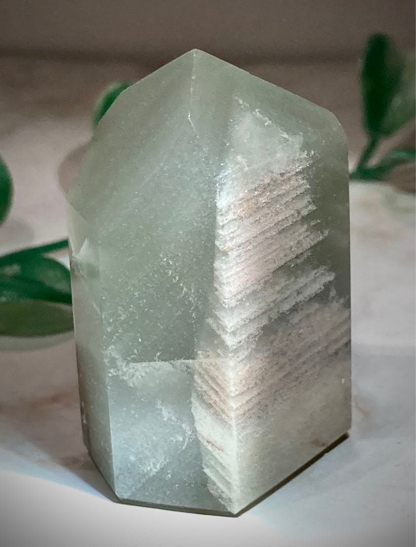 【龍脈水晶✨】ファントム　ガーデンクォーツ　ポイント　原石　クリスタル