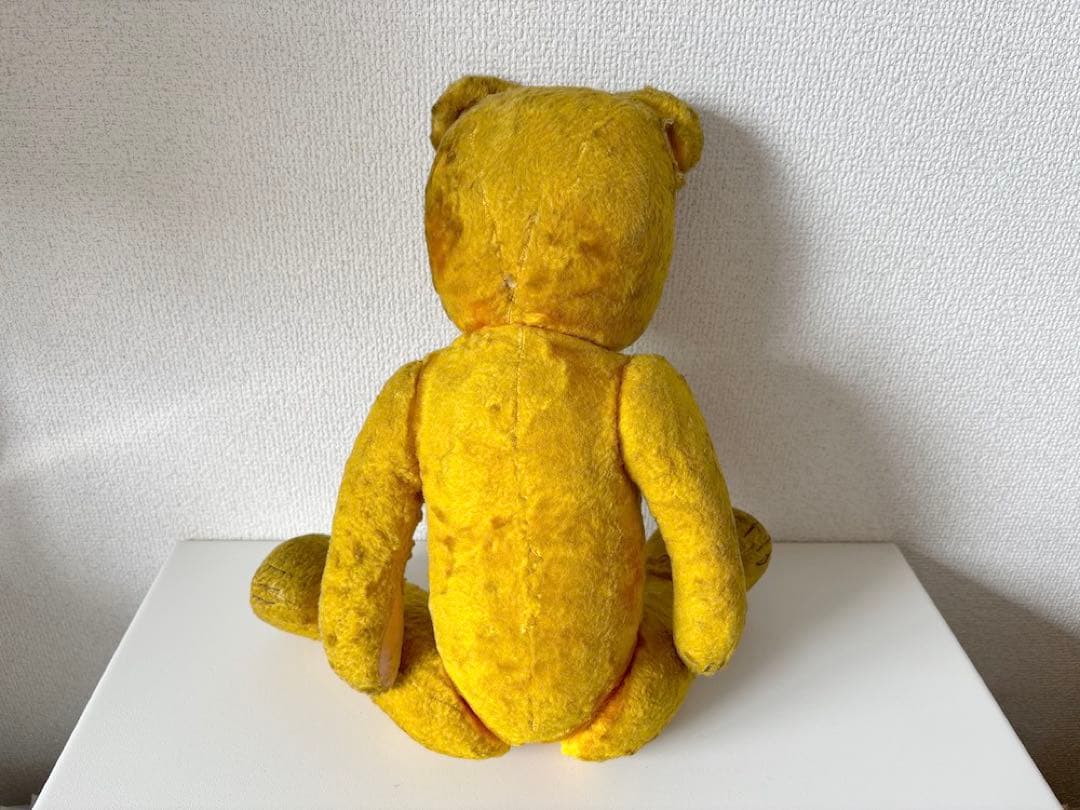 【フランス】大きめ！アンティークテディベア / きいろ