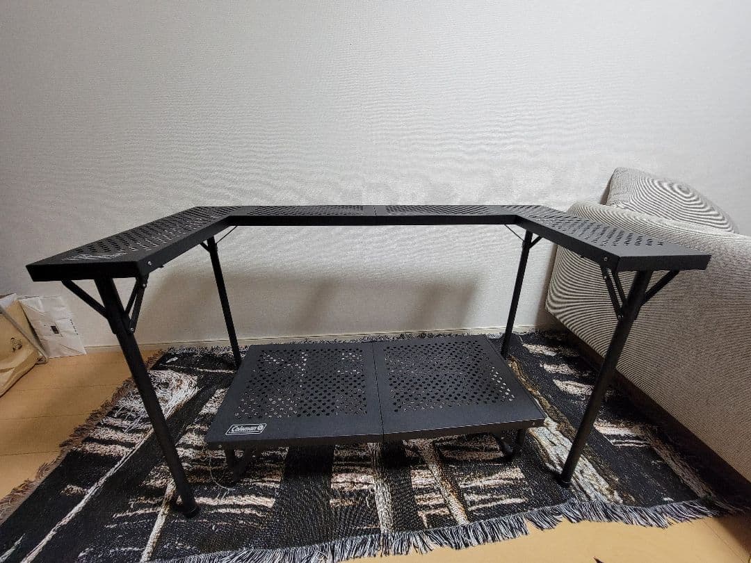 Coleman　3ウェイバーベキューテーブルセット