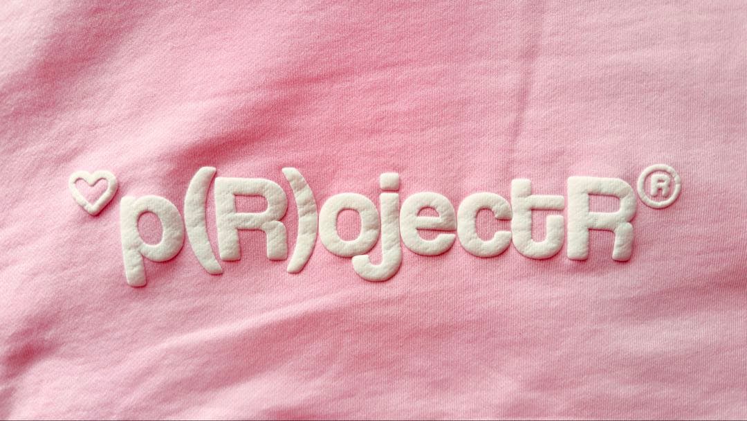 *p(R)ojectR® Heart Hoodie PINK Lサイズ