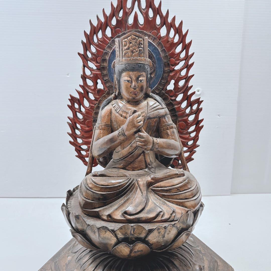 k1457 大日如来像 木製 座像 仏像 如来 菩薩 明王 寺院仏閣 中国美術