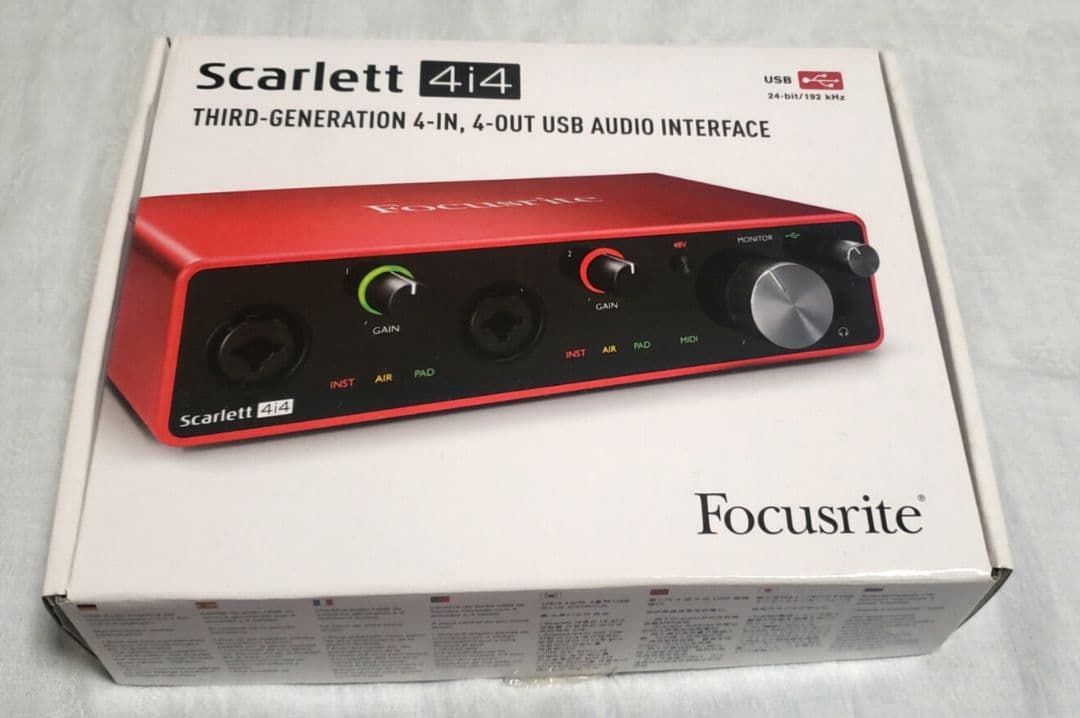 値下中！未開封 Focusrite Scarlett 4i4