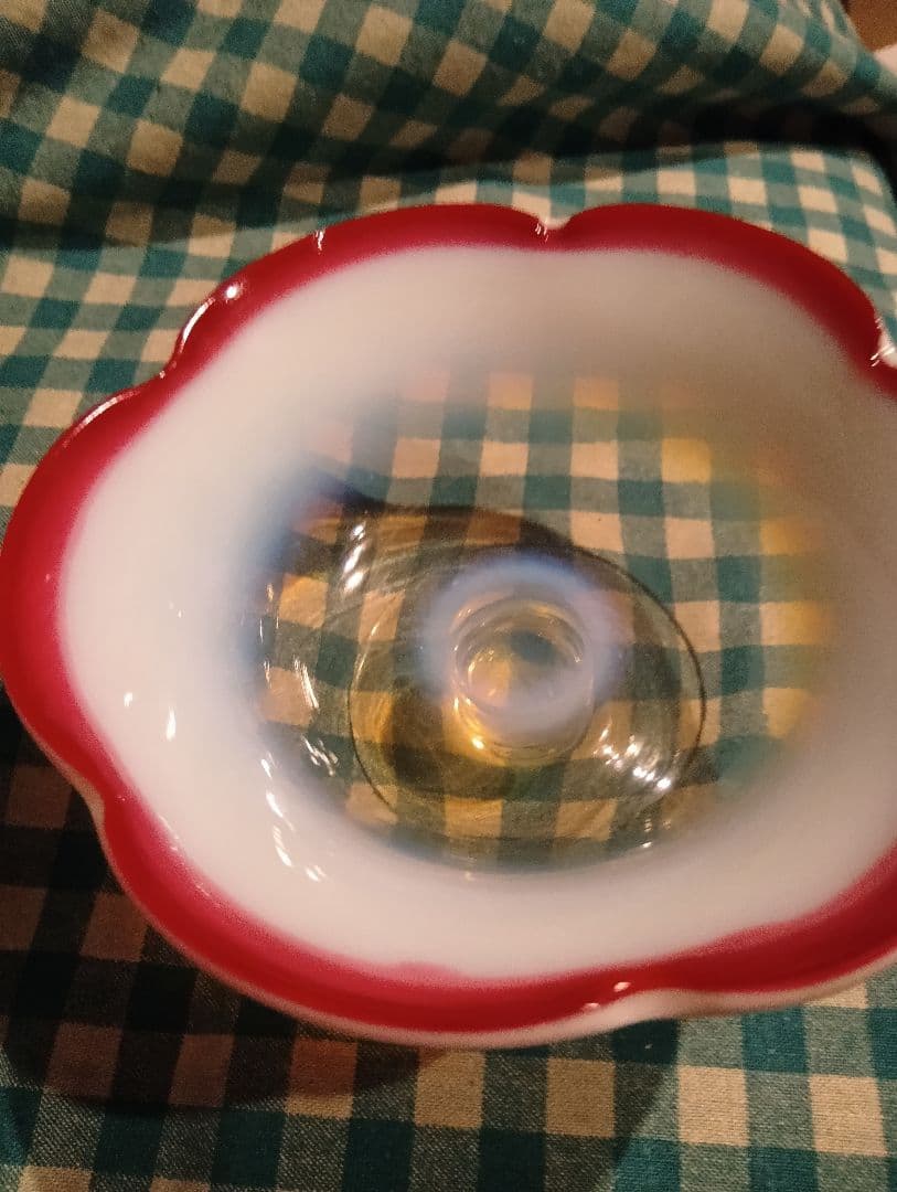 氷コップ　アンティークガラス製品　手作り吹きガラス