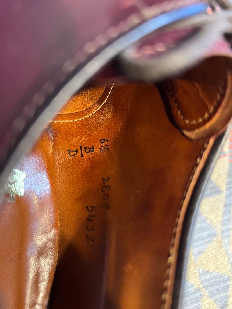 Alden オールデン Vチップ コードバン 54321 バーガンディ