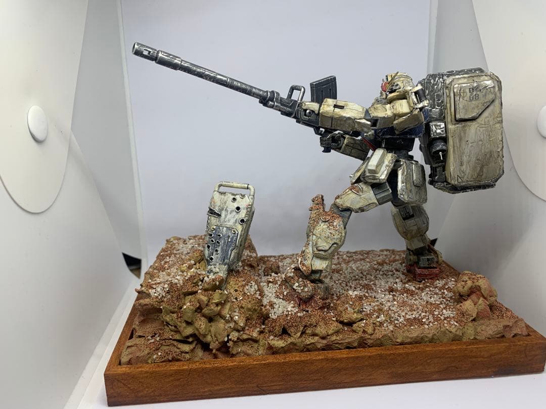 HGUC陸戦型ガンダム　ジオラマ