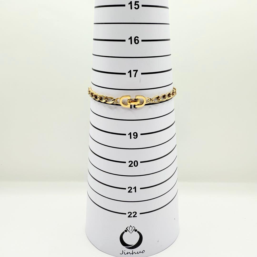 【vintage】Christian Dior ディオール　チェーンブレスレット