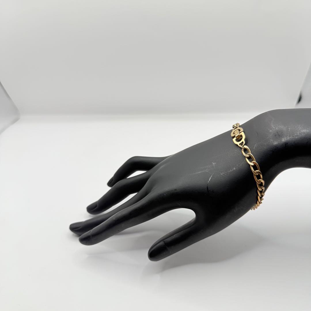 【vintage】Christian Dior ディオール　チェーンブレスレット