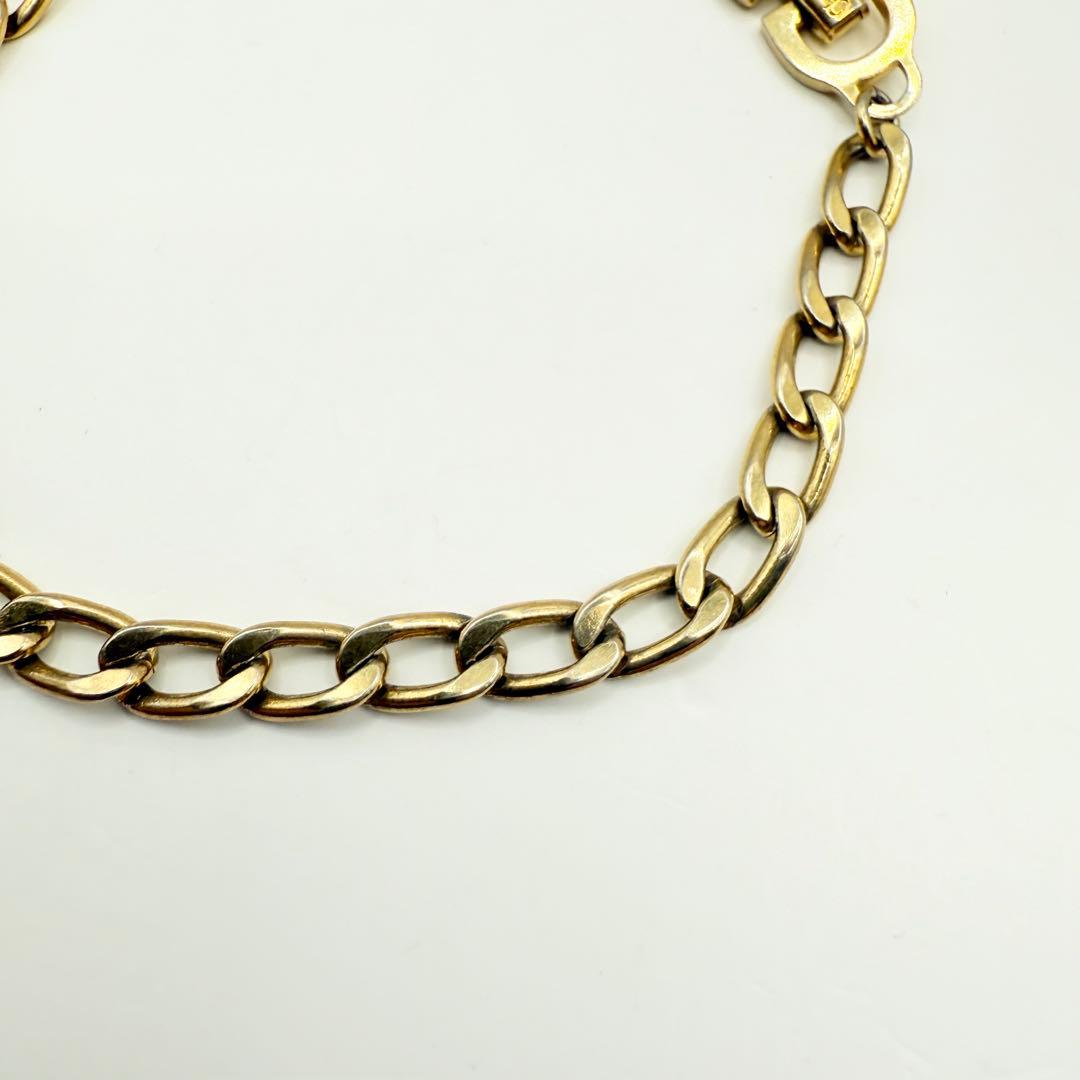 【vintage】Christian Dior ディオール　チェーンブレスレット