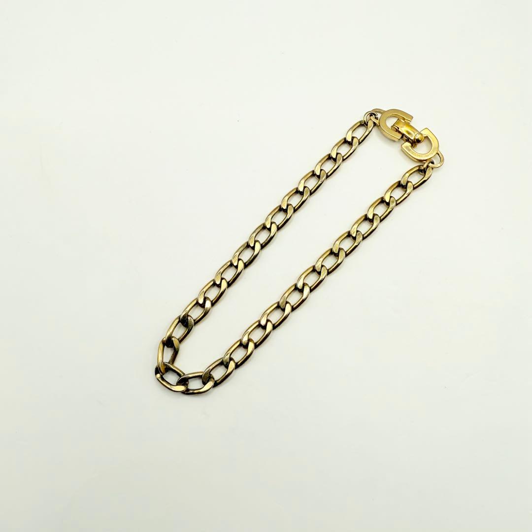 【vintage】Christian Dior ディオール　チェーンブレスレット