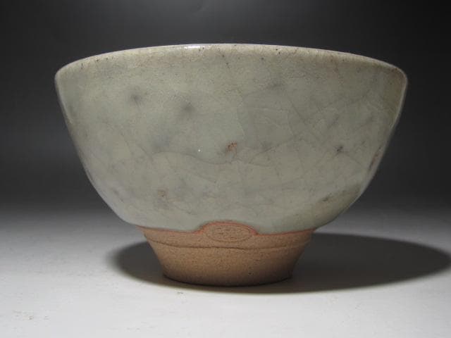 ★　板谷波山　青磁茶碗　趣ある一品です★x589