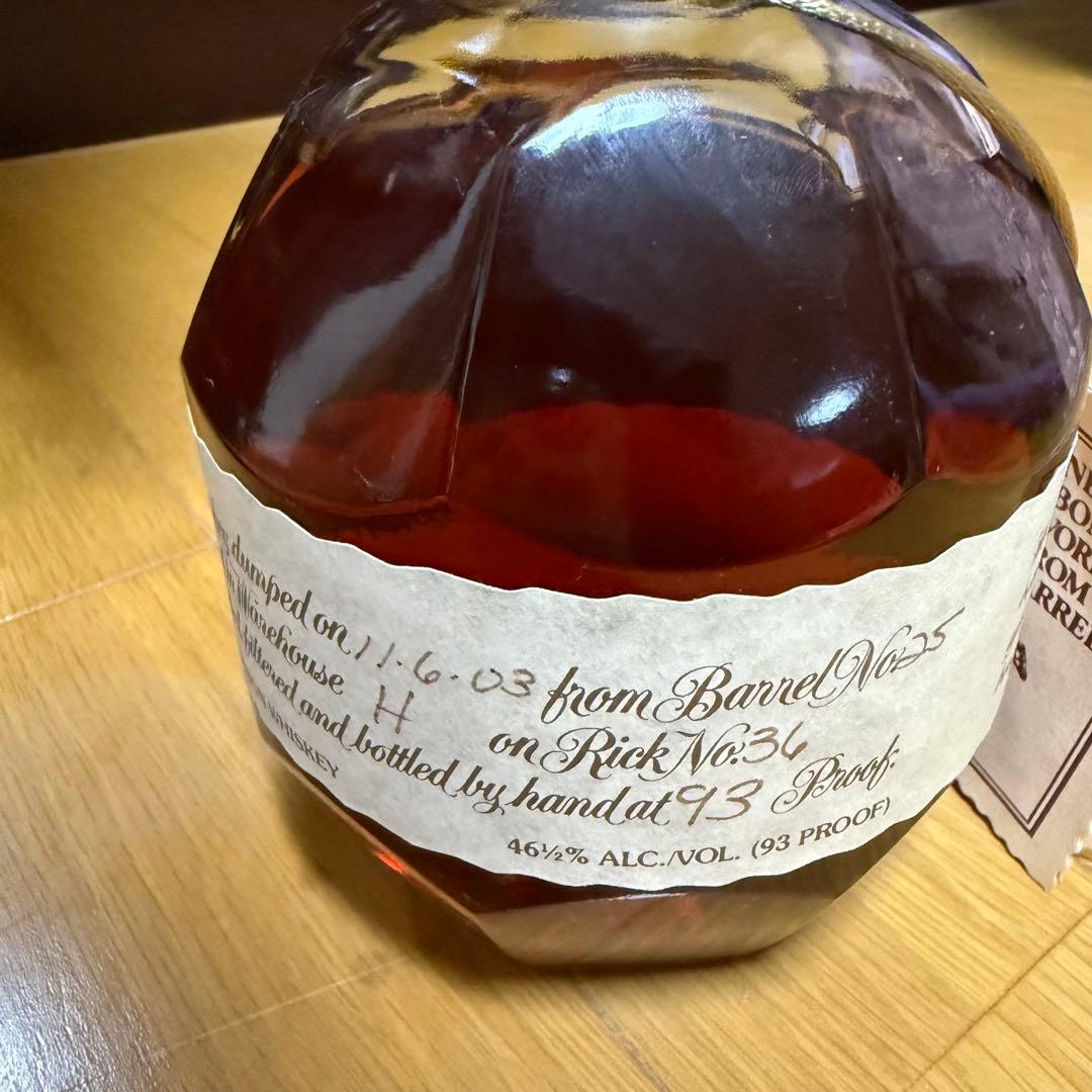ブラントン　シングルバレル　古酒　ウイスキー　750ml 未開封　2003年