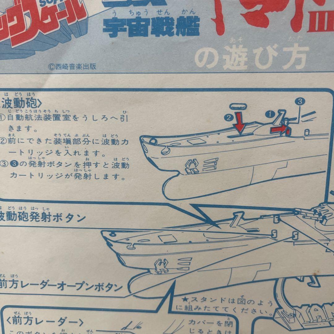 ビッグスケール　宇宙戦艦ヤマト　当時物