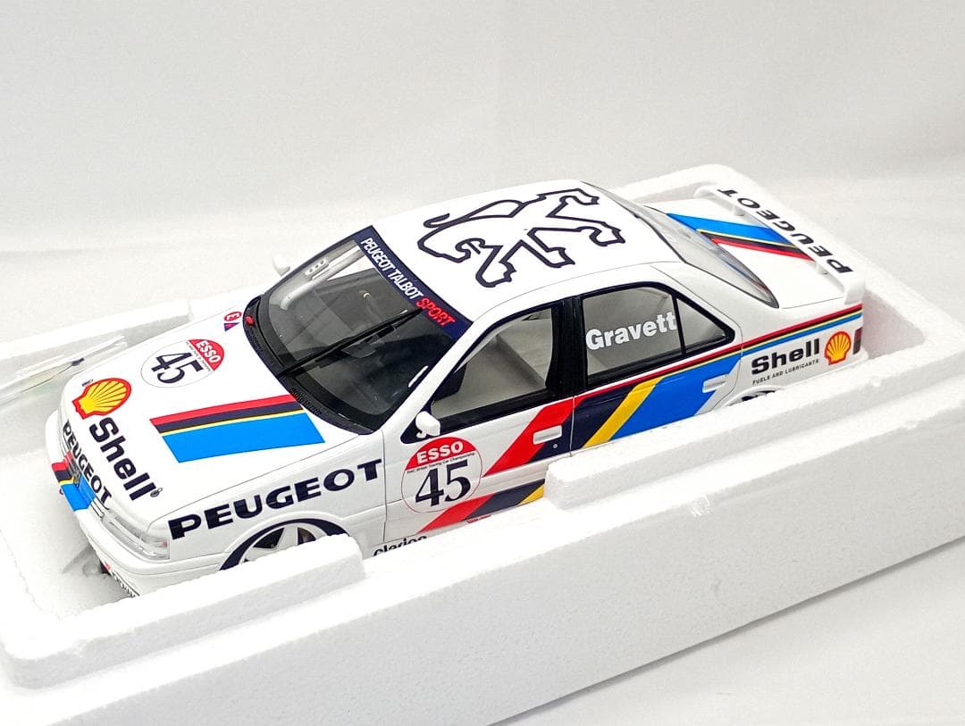 OTTO 1/18 プジョー 405 Mi16 #45 BTCC 1992