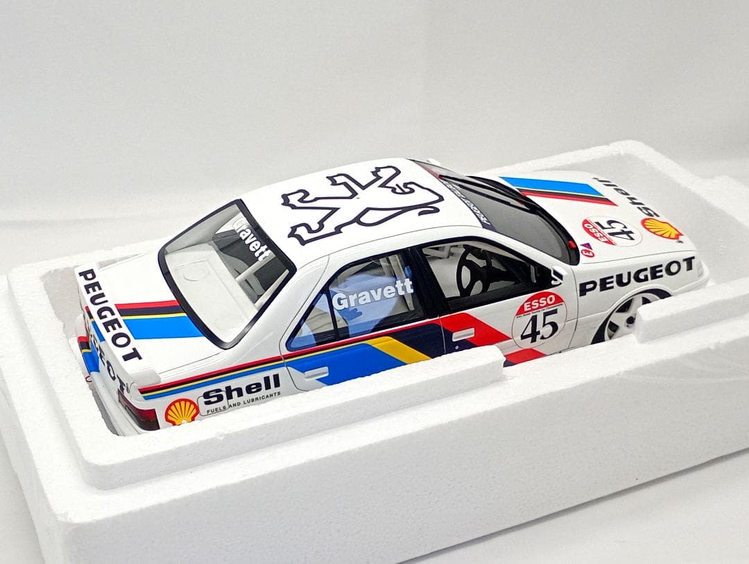 OTTO 1/18 プジョー 405 Mi16 #45 BTCC 1992
