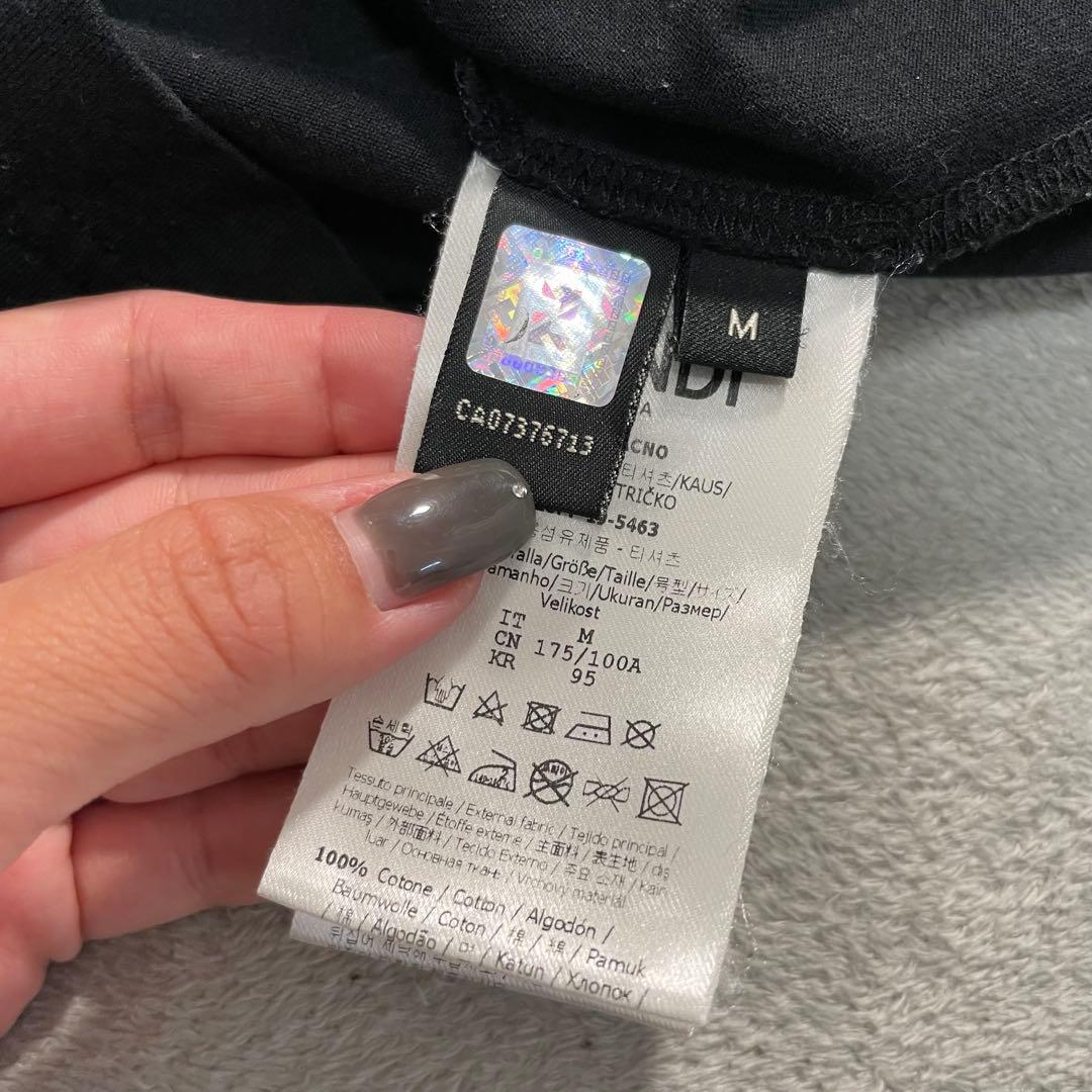 フェンディ　モンスター　半袖Tシャツ　ブラック　M