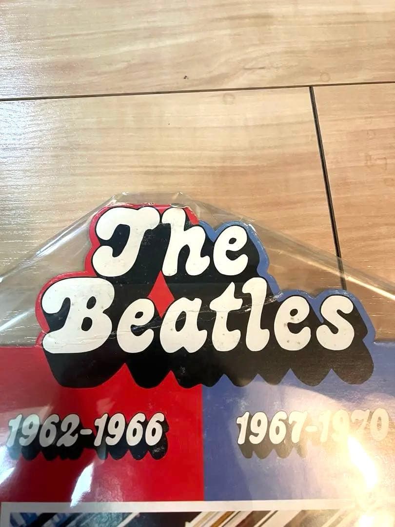 貴重　ビートルズ非売品店頭ディスプレイ　赤盤青盤