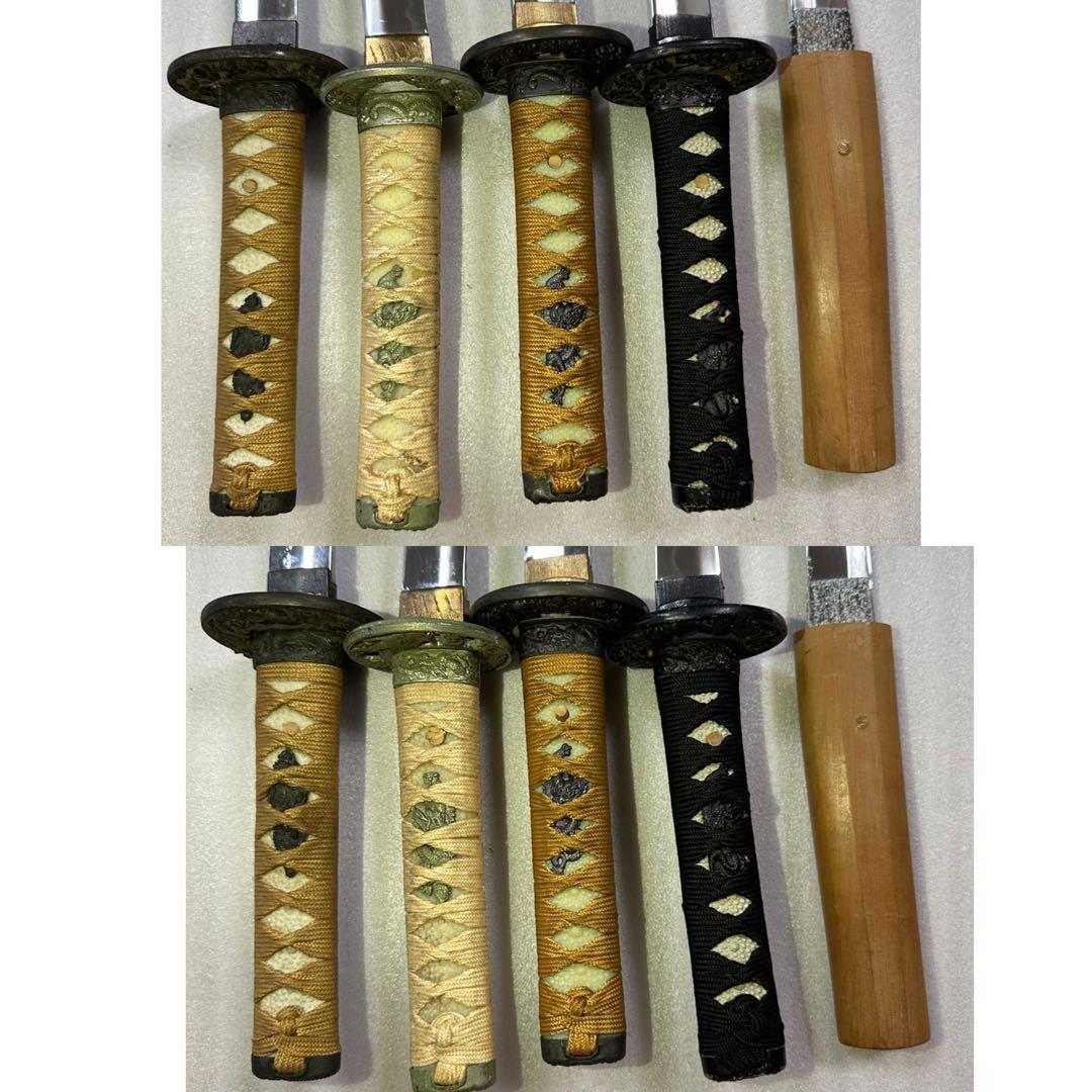 模造刀 脇差10点まとめ　黒鞘　金茶漆鞘　白鞘 26A