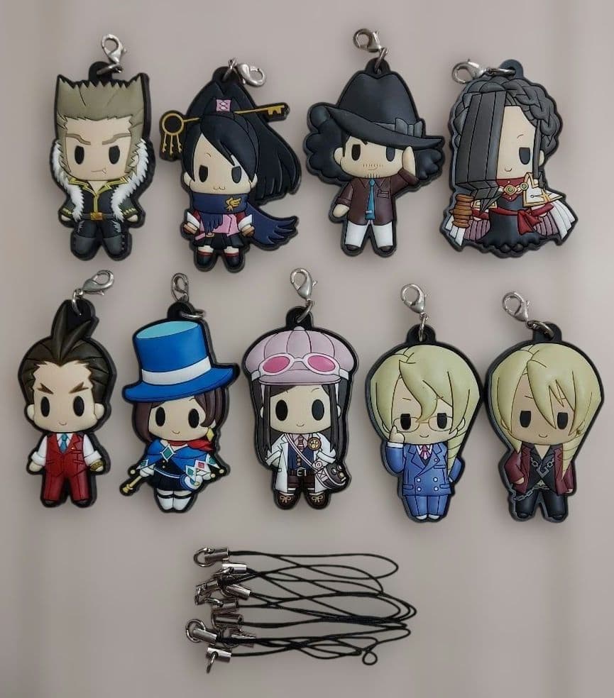 逆転裁判　ラバーストラップ