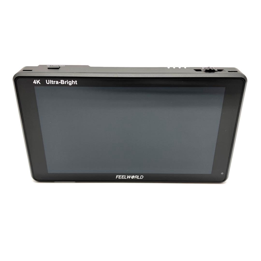 【美品】Feelworld LUT6 カメラ用４Kモニター６インチ ➕バッテリー