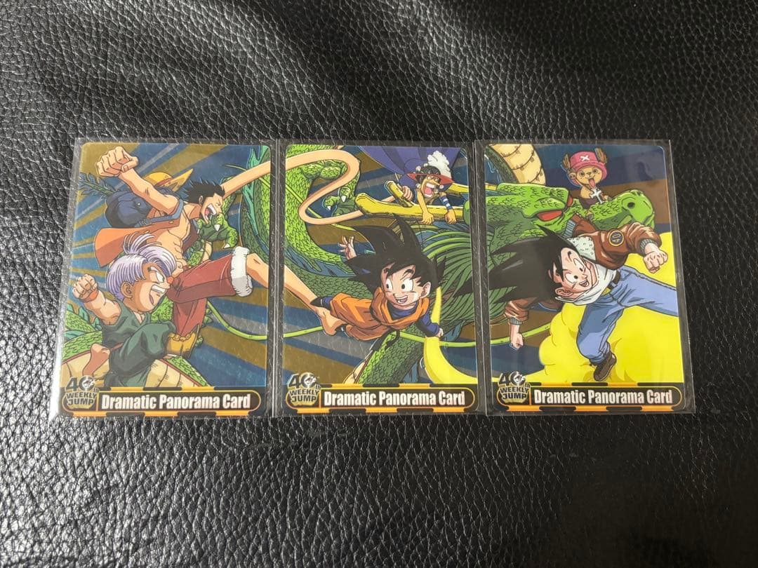 ジャンプ40周年 ドラゴンボール × ワンピース コラボ カード　ウエハース