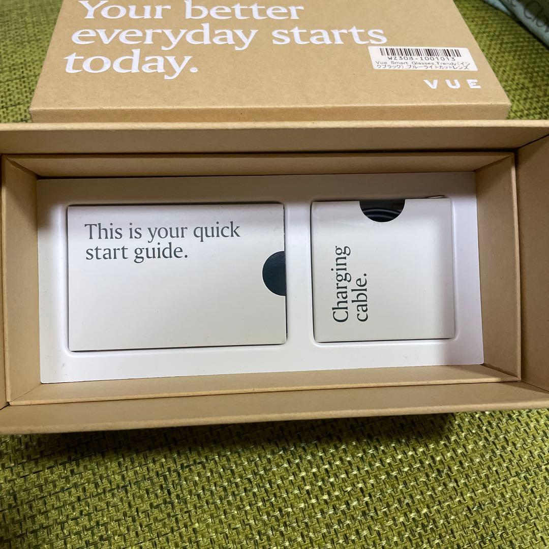 Vue Smart Glasses 骨伝導　ブルーライトカット