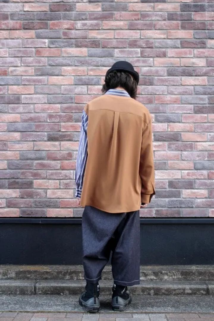 Ground Y ワイドデニムパンツ　ラップパンツ