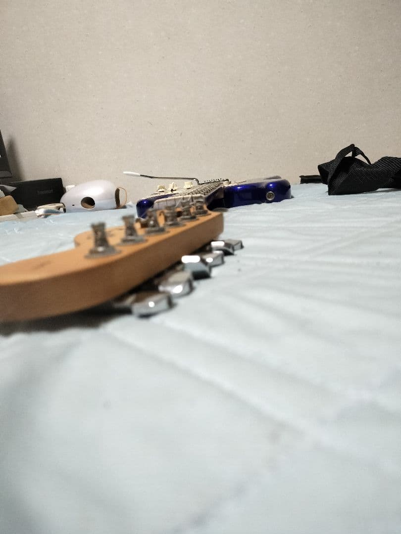 Squier スクワイヤー ストラトキャスター Affinity 青 ケース付